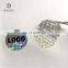Silver Custom Logo Printing Holographic Label in Sheet with SECURE GENUINE Background