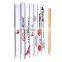 Custom Printed Chinese Wholesale 21CM Disposable Bamboo Chopsticks in Paper Sleeve