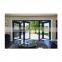 Australian Standard AS2047 light black up garage fold doors Aluminium Double Glass hangar bi-fold door
