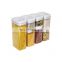Plastic Food Storage Container with Lid and Handle Food Storage Organizer Box for Kitchen Refrigerator storage box
