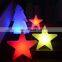 indoor home Christmas tree /rechargeable Christmas holiday PE plastic led tree star snow garden solar decoration lights