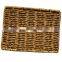 Synthetic solid Round Plastic Rattan Resin Wicker Material For fruit basket