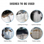 Cylinder fabric big bag sugar bag 1000kg with PE liner