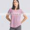 Wholesale New Arrival Women Yoga Running Fitness Short Sleeves shirts Breathable Quick Dry T-Shirt