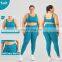 New Arrival Half Cross Waist Yoga Leggings With Seamless Leg Opening Gym Sports Pants