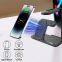 4-in-1 Foldable Wireless Charger with LED Reading Light Wireless Charging Dock, 15 Watt Wireless Charging Cradle
