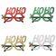 Christmas Glasses Glitter Holiday Party Frames as Costume Eyeglasses for Christmas Events