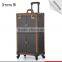 Fashion style PVC trolley makeup case rolling case cosmetic case with wheels