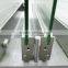 Stainless steel Side hanging frameless glass folding door, glass folding door hardware, folding door system