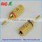 banana plug male speaker connector 2mm,test lead metal clamp