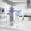 Bathroom Glass Waterfall Faucet with LED