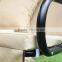 Double Modern Two Seat Metal Garden Outdoor Hanging Patio Balcony Hammock Swing Chair
