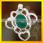 Shiny zircon fashion pendant part top quality pendants for jewelry making