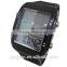 Most popular silicone band set digital wrist watch handsome