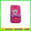 Custom Silicone rubber 3d phone back cover case for Oppo R7 Plus phone back cover