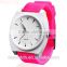 New stylish trendy popular silicone watch ,colorful silicone strap jelly watch