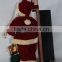 XM-CH1570 24 inch indoor lighted santa house with baby girl for christmas decoration