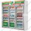 Commercial Luxury single Glsss Door upright display cooler
