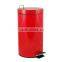 Powder coated rubbish bin painting foot pedal scrap bin waste scrap container bin retail scrap waste container