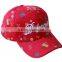 Hot Selling Custom 3D Embroidery Flashing Led Caps, Printing Led Light Caps
