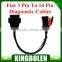 OBD OBD2 FIAT 3PIN to 16PIN Car Diagnostic Tool Cable