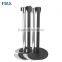 stackable belt black crowd control barrier