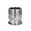 Stainless steel sanitary NPT/BSP male/female adapter/hose adapter/tube adapter