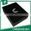WHOLESALE LUXURY BLACK CARDBOARD SHOES PACKAGING BOX WITH UV VARNISHED