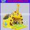 Europe football shape inflatable bouncer jumping castle