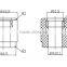 NBR magnetic float for Benzin Petrol Level sensor