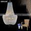 Wholesale Chandelier Crystal Prisms, Factory Lighting Silver Aluminum Pendant Chandelier MD26018