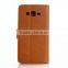 Factory direct price wallet pattern leather case for Samsung Galaxy J7 with card slot