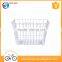 electric bicycle basket/front bike basket/White steel bicycle basket wholesale
