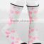 plain ladies leisure socks for business use with Geometric Pattern