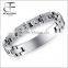 Alibaba Online Sales Stainless steel Cross Link Chain V care Magnetic Bracelet Watch