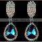 2016 TOP New Fashion accesory crystal ball earrings christmas santa claus earrings