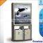 Factory direct sale 1 year warranty light box trash bin