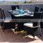 Rattan dining set rustic restaurant furniture chairs and table FCO-2077