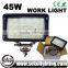 High Brightness IP67 45W car led work light motorcycle led driving lights