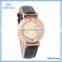 Nickel free stylish rose gold watch for girls