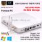 Promote Fanless Mini PC Intel Celeron 1037U HTPC Alloy Case with dual core