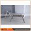 2016 Popular Marble Top Stainless Steel Frame Dining Table