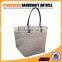 Color beautiful jute bag and paper straw shopping women handbags