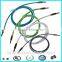 3.5mm noodle flat tpe plastic aux stereo audio cable