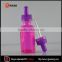 china supplier e liquid pink 30ml glass dropper bottles childproof e liquid bottle
