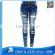 Custom Destroyed Butt Lift Jeans Sexy Woman Jeans