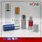 Plastic cosmetic bottles;airless spray pump bottle; 50ml silver cosmetic bottles