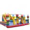 2016 hot kids commercial rainbow inflatable playground rentals