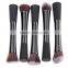good quality black 5pcs make up brush set for wholesale