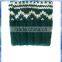 green and white fairisle fingerless gloves knitting pattern for women